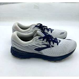 Brooks Adrenaline GTS 19 Mens Size 14 Gray Blue Athletic Running Shoes Sneakers
